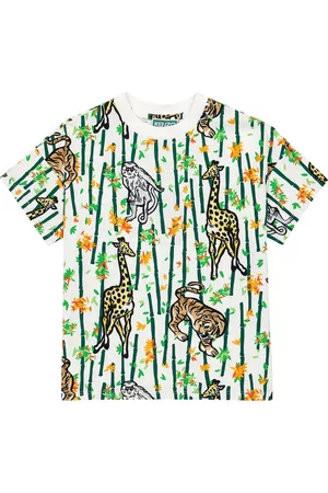 Kenzo Jungen Shirts - Bedrucktes T-Shirt aus Baumwolle