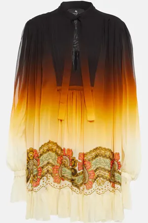 Etro Minikleid aus Seiden-Georgette