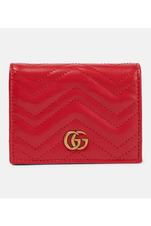 Gucci Damen Geldbörsen & Etuis - Portemonnaie GG Marmont aus Leder