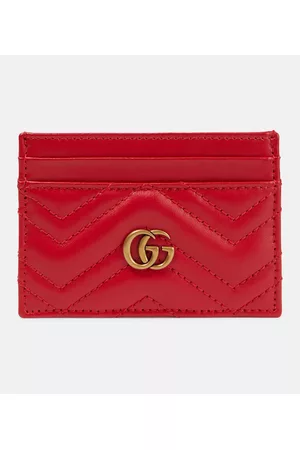Gucci Damen Geldbörsen & Etuis - Kartenetui GG Marmont aus Leder