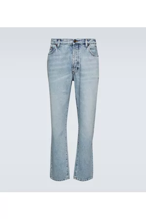 Saint Laurent Herren Slim Jeans - Mid-Rise Straight Jeans