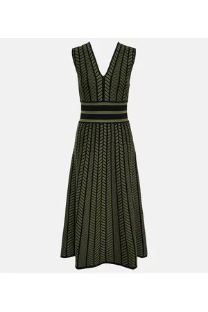 Max Mara Damen Strickkleider - Midikleid Biavo aus Strick