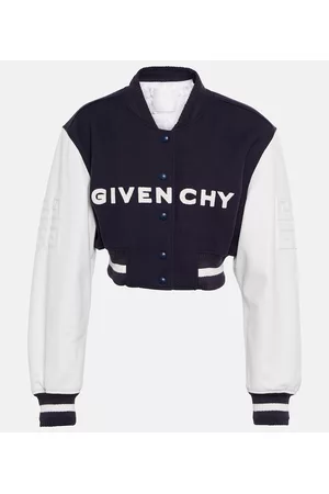 Givenchy Damen Sommerjacken - Collegejacke 4G aus einem Wollgemisch