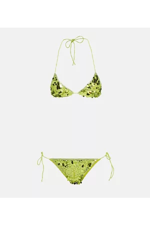 Oseree Damen Triangel Bikinis - Triangel-Bikini mit Pailletten