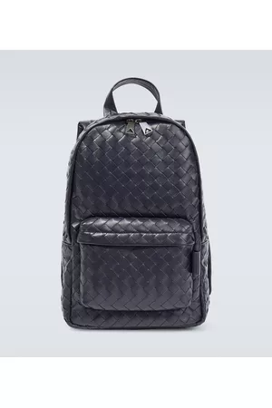 Bottega Veneta Herren Rucksäcke - Rucksack Intrecciato aus Leder