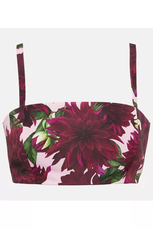 Oscar de la Renta Damen Bustiers - Bedrucktes Bralette