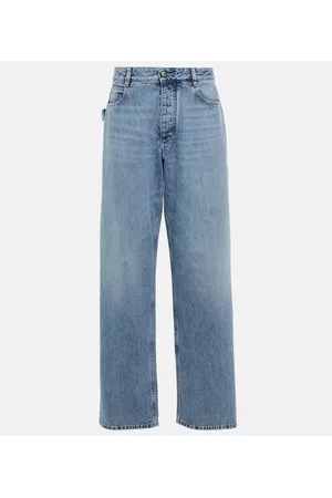 Bottega Veneta Damen Straight Jeans - High-Rise Straight Jeans