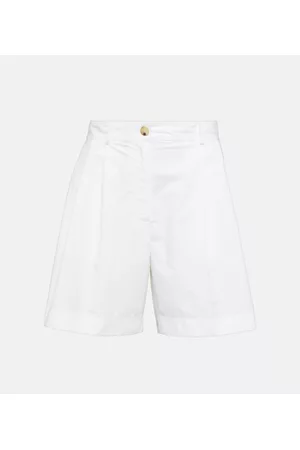 Totême Damen Shorts - Bermuda-Shorts aus Baumwollpopeline