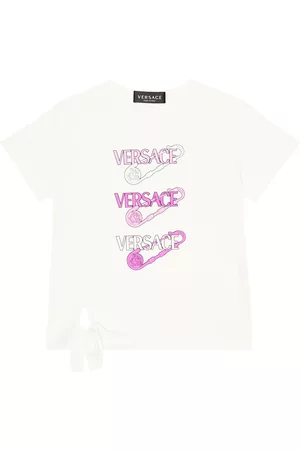 VERSACE Mädchen Shirts - T-Shirt aus Baumwolle
