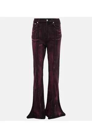 Y / PROJECT Damen High Waisted Jeans - Flared Jeans Classic Trumpet