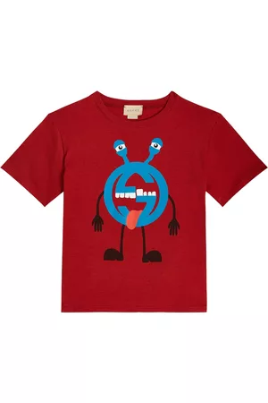 Gucci Jungen Shirts - T-Shirt aus Baumwoll-Jersey