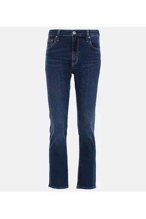 AG Jeans Damen High Waisted Jeans - High-Rise Skinny Jeans Mari