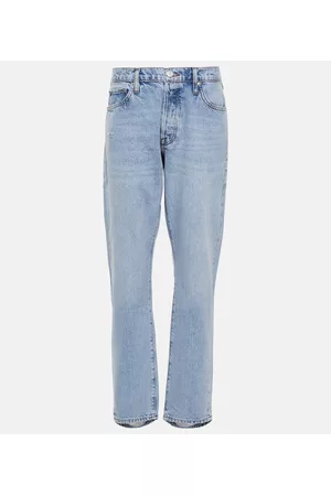 Frame Damen Straight Jeans - Mid-Rise Straight Jeans Le Slouch