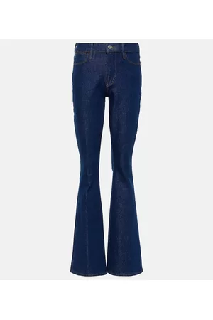 Frame Damen High Waisted Jeans - High-Rise Flared Jeans Le Shape