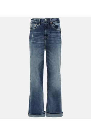 AG Jeans Damen High Waisted Jeans - High-Rise Jeans New Alexxis