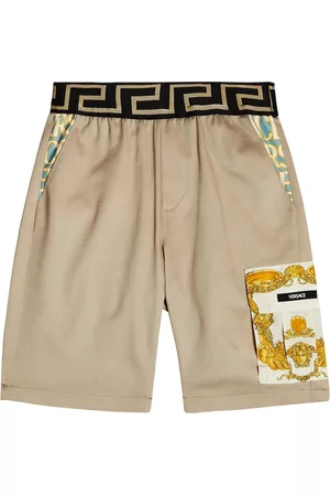 VERSACE Jungen Shorts - Shorts Greca aus Baumwolle