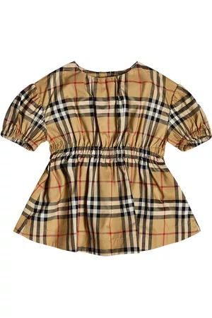 Burberry Baby Kleider - Baby Kleid Vintage Check aus Baumwolle