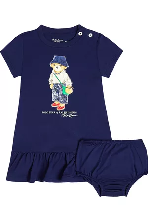 Ralph Lauren Outfit Sets - Baby Set Polo Bear aus Kleid und Höschen