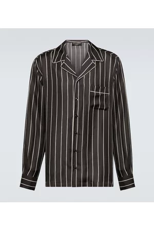 Dolce & Gabbana Herren Schlafanzüge - Pyjama-Oberteil aus Seide