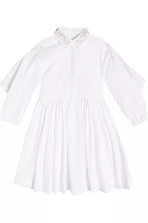 Burberry Mädchen Kleider - Besticktes Kleid aus Baumwollpopeline