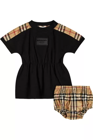 Burberry Outfit Sets - Baby Set Vintage Check aus Kleid und Höschen