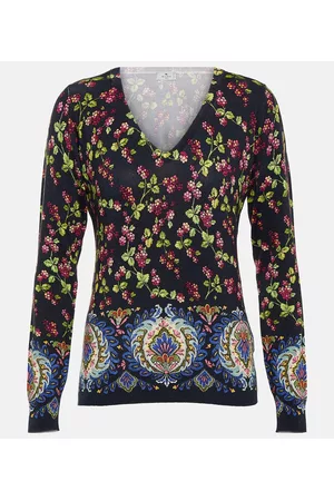 Etro Damen Lange Ärmel - Pullover aus einem Seidengemisch