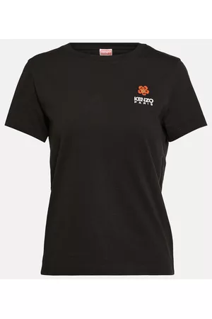 Kenzo Damen Shirts - T-Shirt Boke Flower aus Baumwolle