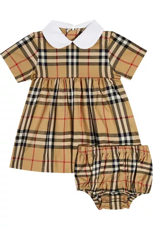 Burberry Outfit Sets - Baby Set Vintage Check aus Kleid und Höschen