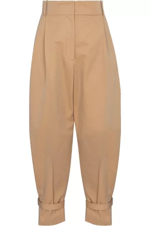 Alexander McQueen Damen Hosen & Jeans - High-Rise-Hose aus Baumwolle