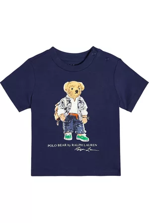 Ralph Lauren Poloshirts - Baby T-Shirt Polo Bear aus Baumwolle