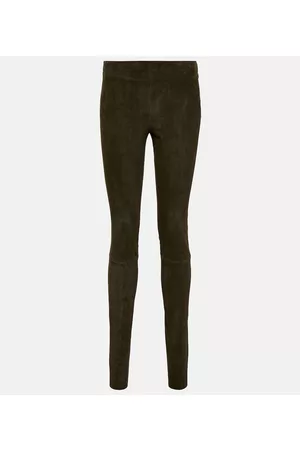 Stouls Damen Leggings & Treggings - Leggings Carolyn aus Veloursleder