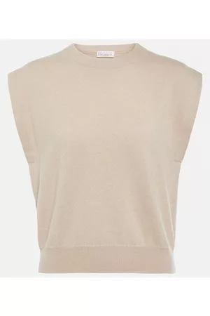 Brunello Cucinelli Damen Pullunder - Pullunder aus Kaschmir