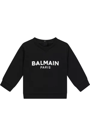 Balmain Shirts - Baby Sweatshirt aus Baumwolle