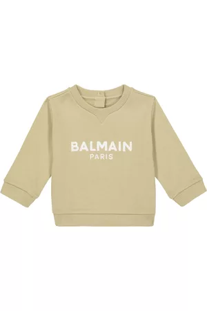 Balmain Shirts - Baby Sweatshirt aus einem Baumwollgemisch
