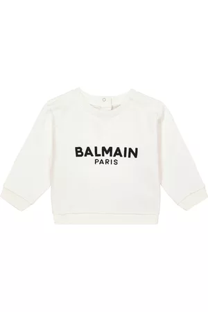 Balmain Shirts - Baby Sweatshirt aus einem Baumwollgemisch