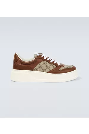 Gucci Herren Sneakers - Sneakers GG Supreme mit Leder