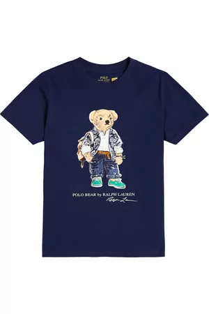 Ralph Lauren Jungen Poloshirts - T-Shirt Polo Bear aus Baumwolle