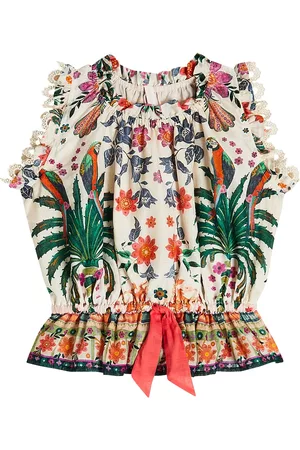 ZIMMERMANN Mädchen Tops & Shirts - Top Ginger Frill aus Baumwolle