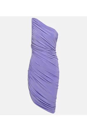 Norma Kamali Damen Asymmetrische Kleider - One-Shoulder-Minikleid Diana aus Jersey
