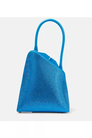 The Attico Damen Handtaschen - Schultertasche Sunset mit Kristallen
