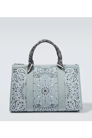 AMIRI Herren Reisetaschen - Bestickter Weekender aus Denim
