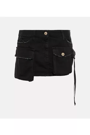 The Attico Damen Miniröcke - Minirock Fay aus Denim