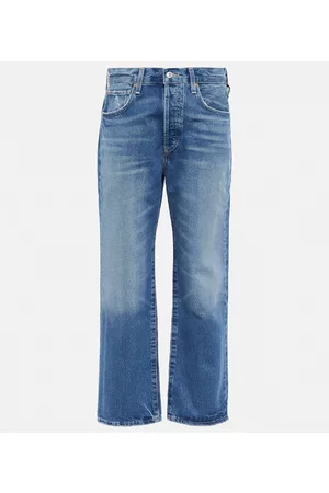 Citizens of Humanity Damen High Waisted Jeans - Cropped Jeans Emery