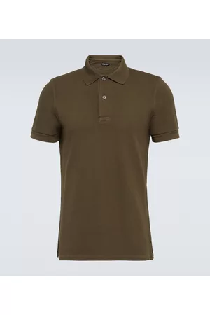 Tom Ford Herren Poloshirts - Polo-Top aus Baumwolle