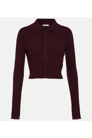 Chloé Damen Strickpullover - Cardigan aus einem Wollgemisch