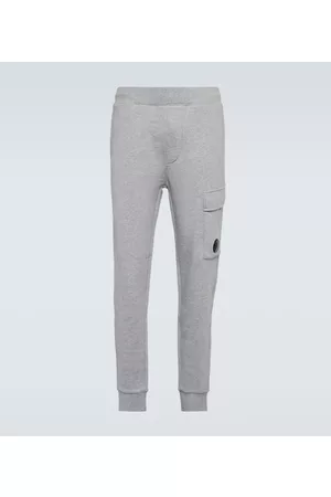 C.P. Company Herren Lange Hosen - Jogginghose aus Baumwoll-Fleece