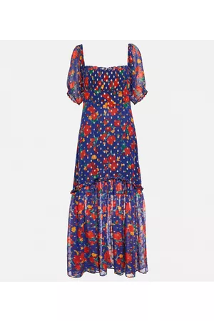 RIXO London Damen Bedruckte Kleider - Bedrucktes Maxikleid Joia