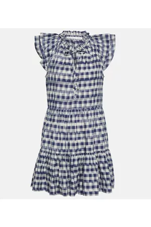 VERONICA BEARD Damen Freizeitkleider - Minikleid Zee aus Baumwolle