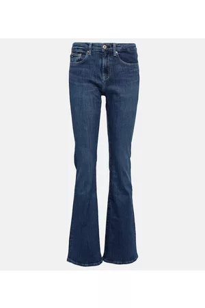 AG Jeans Damen High Waisted Jeans - High-Rise Wide Jeans Sophie