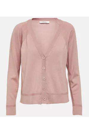 Max Mara Damen Strickpullover - Cardigan Leisure aus Seide und Baumwolle